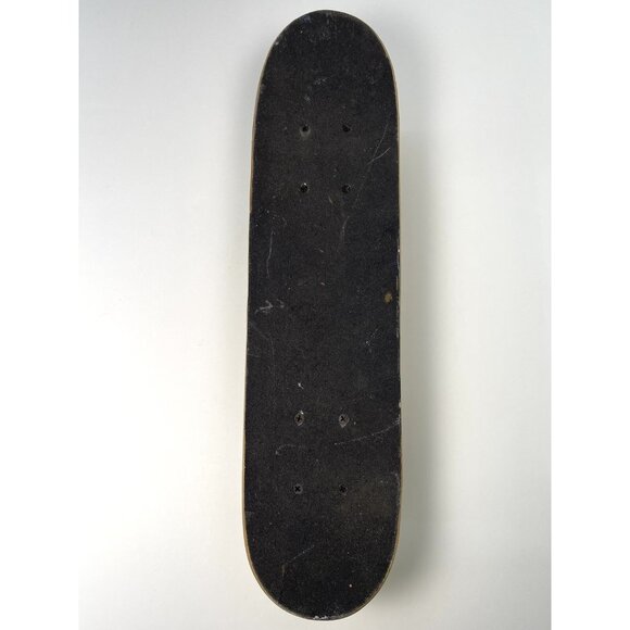 KRYPTONICS 22"x5.75" Locker Board SKATEBOARD Yellow Blue Skull 50mm Wheels - Picture 2 of 10